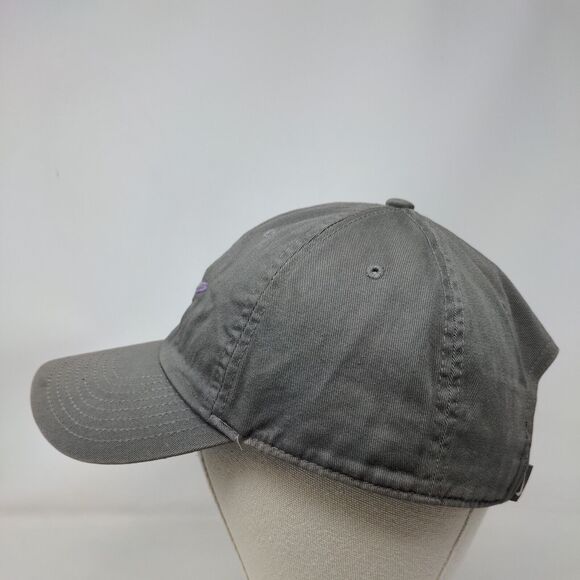 Nike Swoosh Slideback Hat Gray OSFM Embroidered S1ZE Heritage 86 - Picture 3 of 9